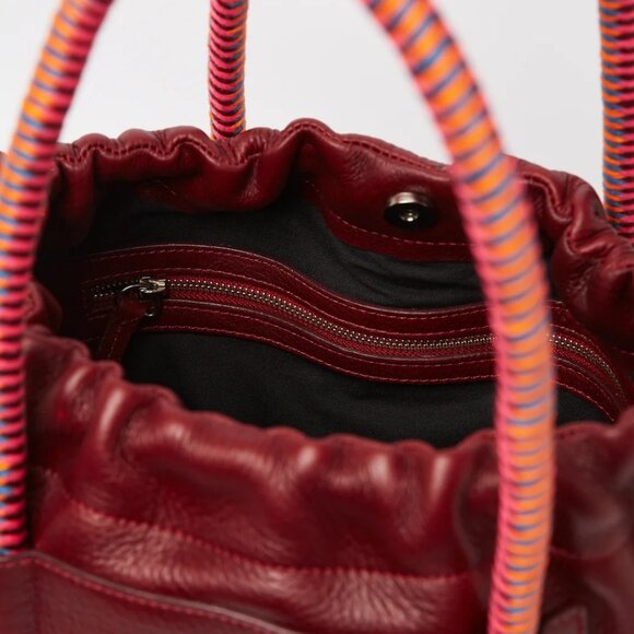 Mecha Mendez bag large burgundy - Picture 3 of 5